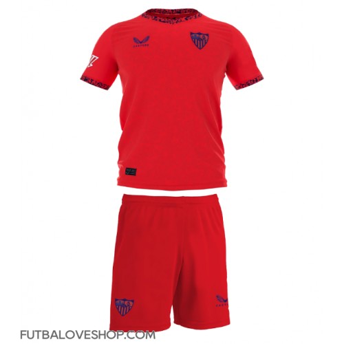 Dres Sevilla Preč pre deti 2024-25 Krátky Rukáv (+ trenírky)